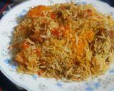 A picture of step 5 of Chicken biryani.