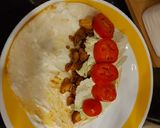 A picture of step 4 of Tikka Wrape.