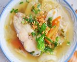 Hình bước làm 3 của món 🔸️CANH CHUA CÁ HÚ BẮP CẢI