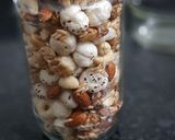 A picture of step 4 of Dry fruit Namkeen.
