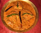 A picture of step 3 of Durga puja special navmir bhog(Rui fish Kalia).