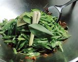 Foto langkah ke 5 dari resep Resep Tauco Medan Buncis Dan Baby Cumi ala Shebb's Kitchen.