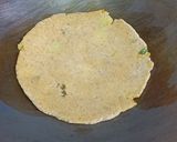 A picture of step 2 of Sattu Powder Cheese Pizza (Desi style).