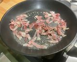 Une image de l'étape 5 de Farfalles au jambon cru, coulommiers et persil.