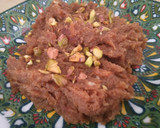 A picture of step 7 of Dates Halwa.