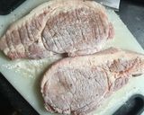 A picture of step 2 of Ginger Pork.