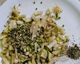A picture of step 3 of Sprouted Moong Fruits Salad.