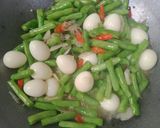 Foto langkah ke 8 dari resep Tumis Buncis telur puyuh.