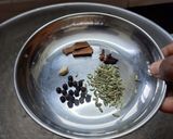 A picture of step 1 of Veg donne biryani.