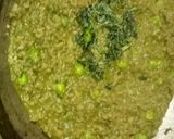 A picture of step 7 of Green Soya Matar Keema Mumbai Style.
