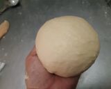 รูปขั้นตอนการทำที่ 3 ของ Pull apart Ham Cheese Bread