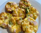 Foto del paso 5 de la receta Muffins de huevo 🥚 con espinacas 🥬 pavo 🦃 y queso mozzarella 🧀