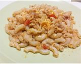 รูปขั้นตอนการทำที่ 4 ของ 🍝ผัดมะกะโรนี​ไข่เบคอน🥚🥓