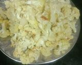 A picture of step 2 of Shahi gobhi.
