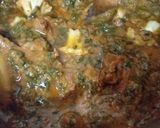 A picture of step 5 of Mutton palak gobhi.