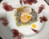 Foto del paso 5 de la receta: Gulas con yema y jamón
