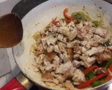 Foto del paso 6 de la receta: Espaguetis salteado de pollo..🍽