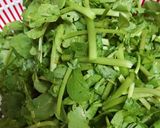 Hình bước làm 1 của món Canh cải xoong thịt bằm