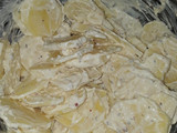 Torre de papas a la crema