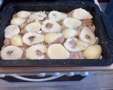 Vilmoskörtével és három sajttal sült tejszínes csirkemell recept fázis 2 fotója
