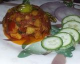 A picture of step 1 of Fry Allu ka salan.