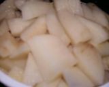Foto del paso 2 de la receta: Caldo de pollo con garbanzos y papas