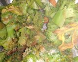 A picture of step 3 of Broccoli salad.