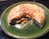 Foto del paso 15 de la receta: Empanada de manzanas y zanahoria, rellena de gambas