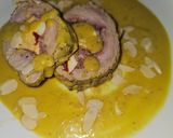 Foto del paso 9 de la receta: Solomillo de cerdo relleno en salsa de curry verde