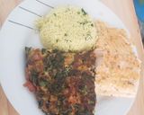 Foto del paso 5 de la receta: Tortilla de espinaca y zanahoria..