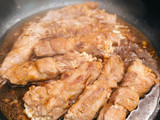 金針菇燒肉捲+高麗菜