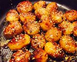 Hình bước làm 9 của món Khoai tây kho chay ngày rằm tháng giêng