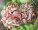 Hình bước làm 3 của món Canh bí đao xanh gầu bò