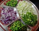 A picture of step 1 of Veg burger.