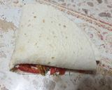 Pas rețetă Triunghi de tortilla umplut 2 fotografie
