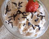 A picture of step 7 of Reusing left over cake....Cake ice cream.