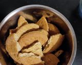 A picture of step 1 of Nutella cheese cake.