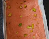 A picture of step 6 of Rose Coconut Burfi.