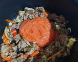 Foto del paso 3 de la receta: Carne guisada con arroz y con cabellos de ángel