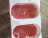 A picture of step 3 of Watermelon 🍉 popsicle.
