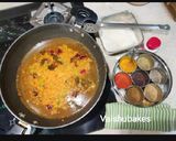 A picture of step 5 of Barnyard Millet and Lemon Upma.