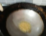 A picture of step 3 of Veg. Hot & Sour soup.