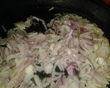 A picture of step 2 of Chicken anda gotala.
