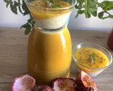 Une image de l'étape 11 de Panna cotta mange 🥭passion 🍅🌱menthe Pouliot🌿.