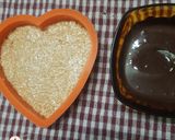 A picture of step 3 of Amaranth Peanut Butter Chocolate Bars.