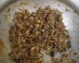A picture of step 2 of Bharva karele.