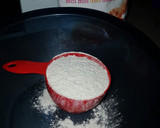 A picture of step 1 of Beans pancake.