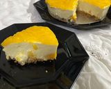 A picture of step 9 of Mango cheesecake.