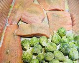 A picture of step 4 of Salmon and Brussel Sprouts Dinner.