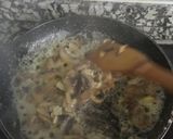 Foto del paso 7 de la receta: Spaguettis con salsa de champiñones y camembert 🧀🍄